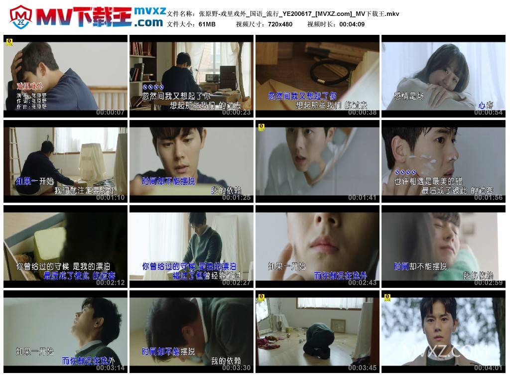 张原野-戏里戏外_国语_流行_YE200617